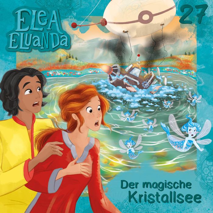 Cover mit Elea, Ravi, Elfen - Flugzeug stürzt in See Der magische Kristallsee